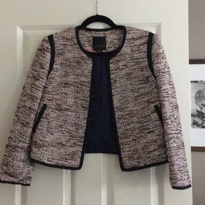 Maginn barely worn metallic tweed blazer